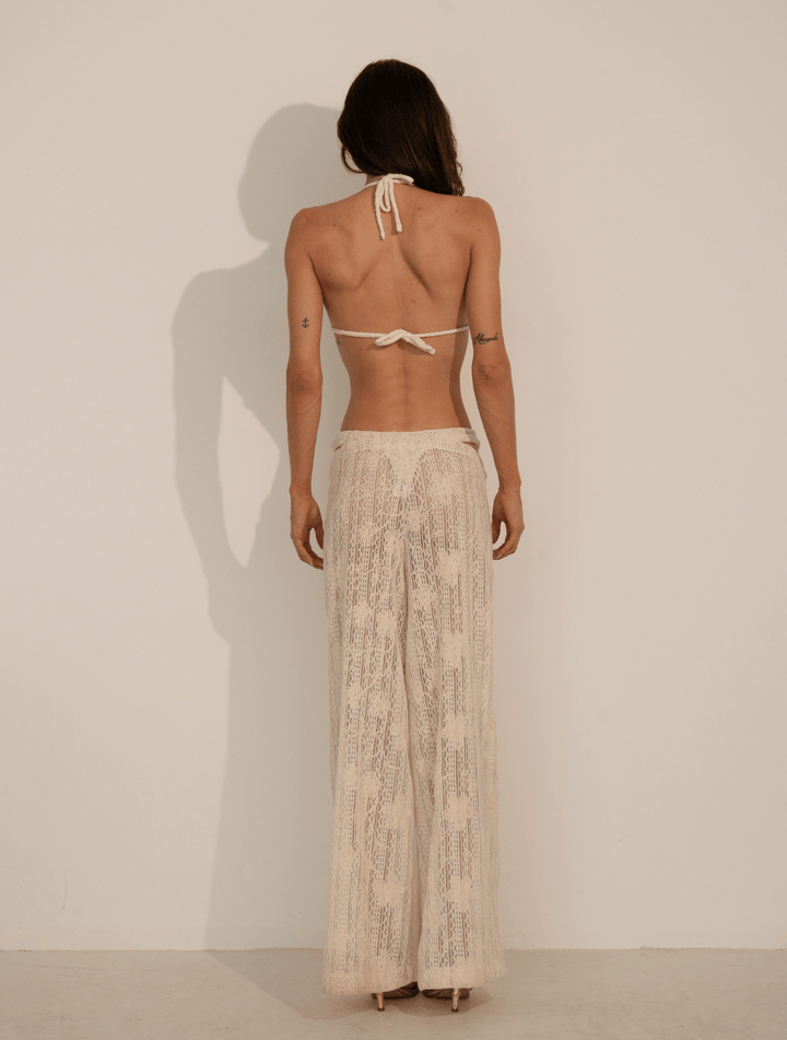 Calça Tricô Nacre