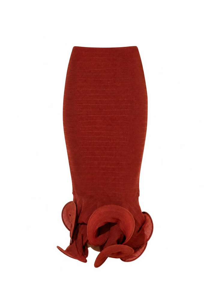Saia Midi Flor de Siena