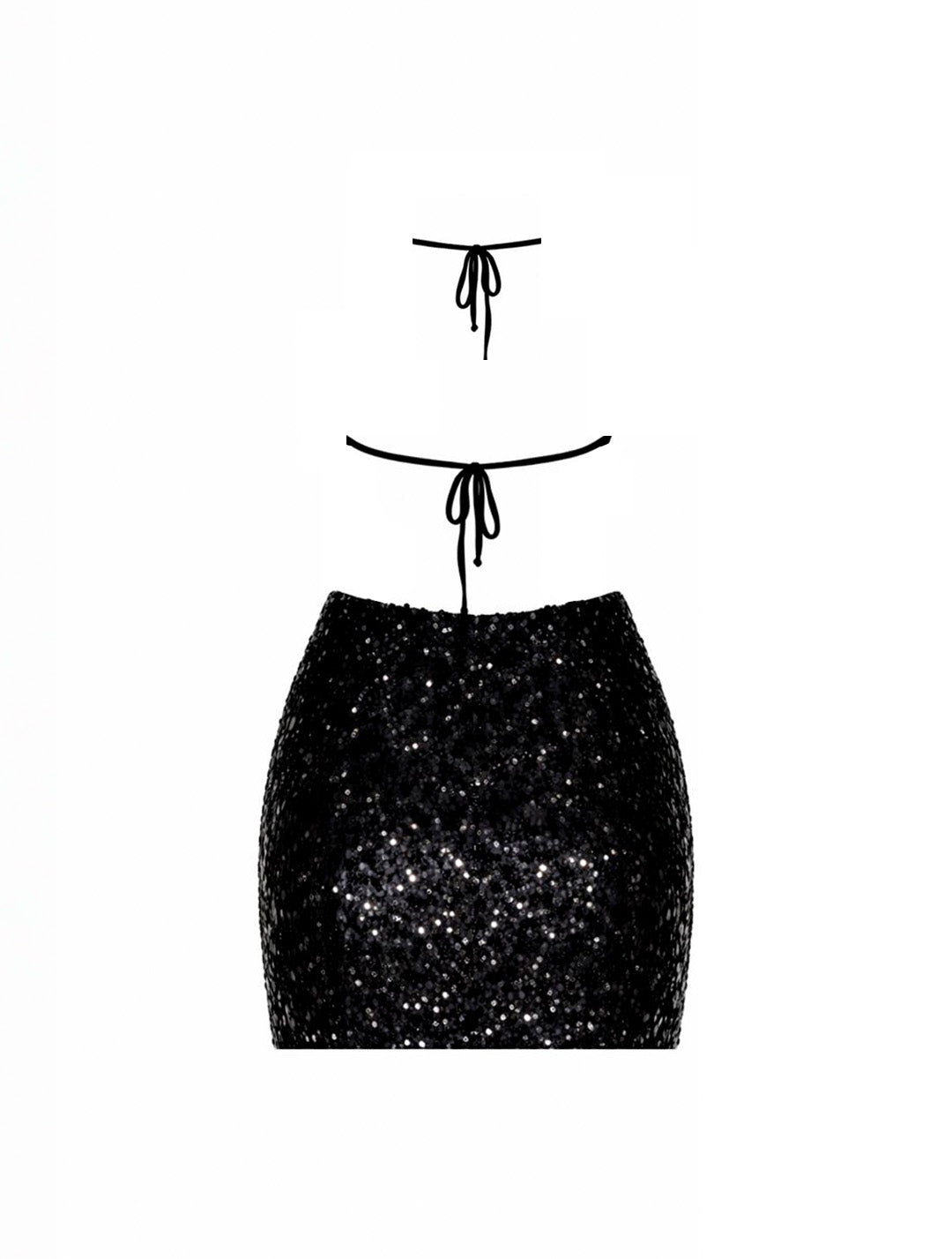 Vestido Halter Cut Midnight