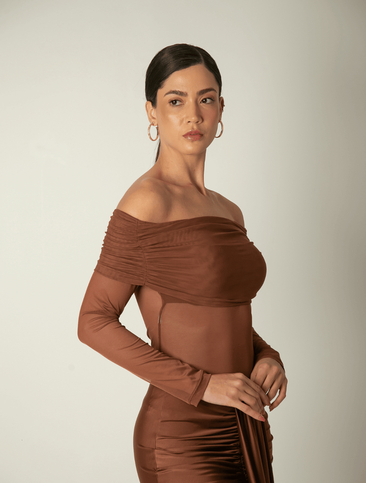 Blusa Gália Cacau