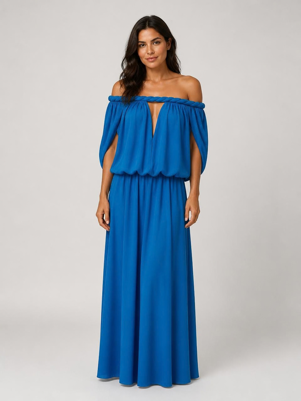 Vestido Alvorada Celeste