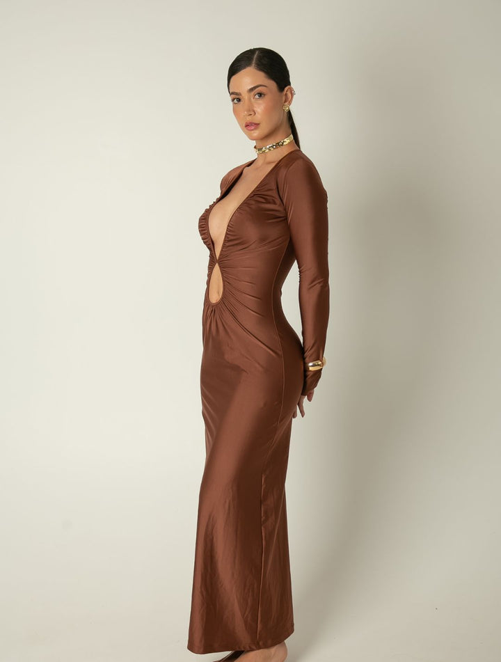 Vestido Mazu Cacau