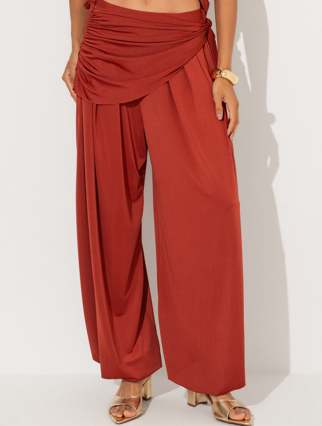 Calça Pantalona Aladim Jambo em Jersey