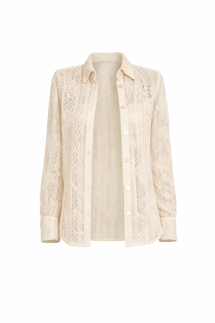 Chemise Tricô Nacre