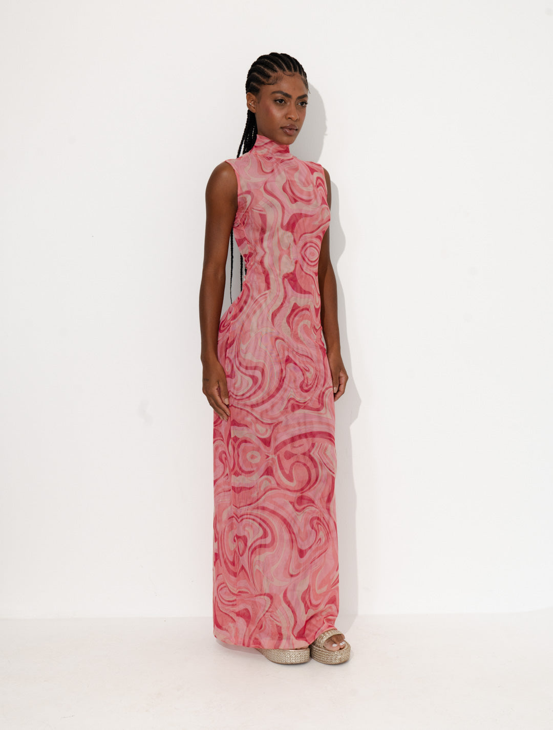 Vestido Marê Tule Wave