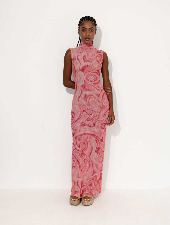 Vestido Marê Tule Wave