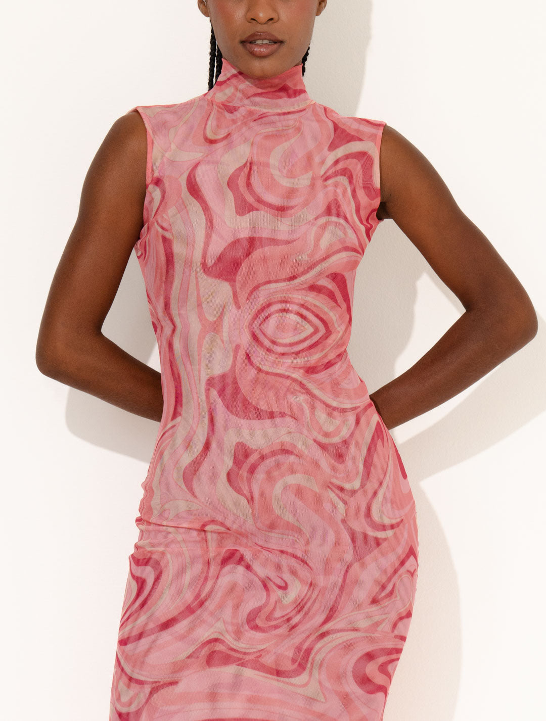 Vestido Marê Tule Wave