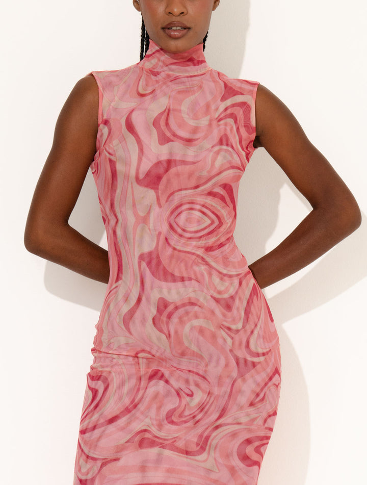 Vestido Marê Tule Wave