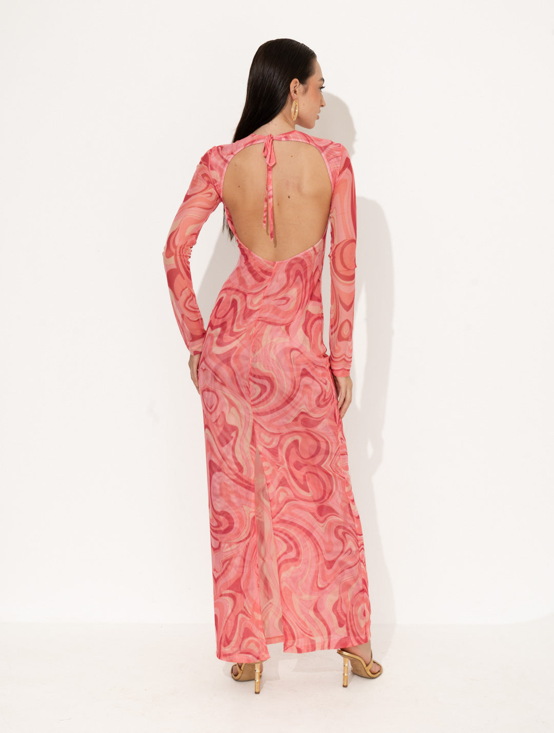 Vestido Jacarandá Tule Wave